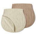 haakaa Muslin Burp Cloths 100% Organic Cotton Large 22.8x11.4 Wheat Mist Blue by Deal US
