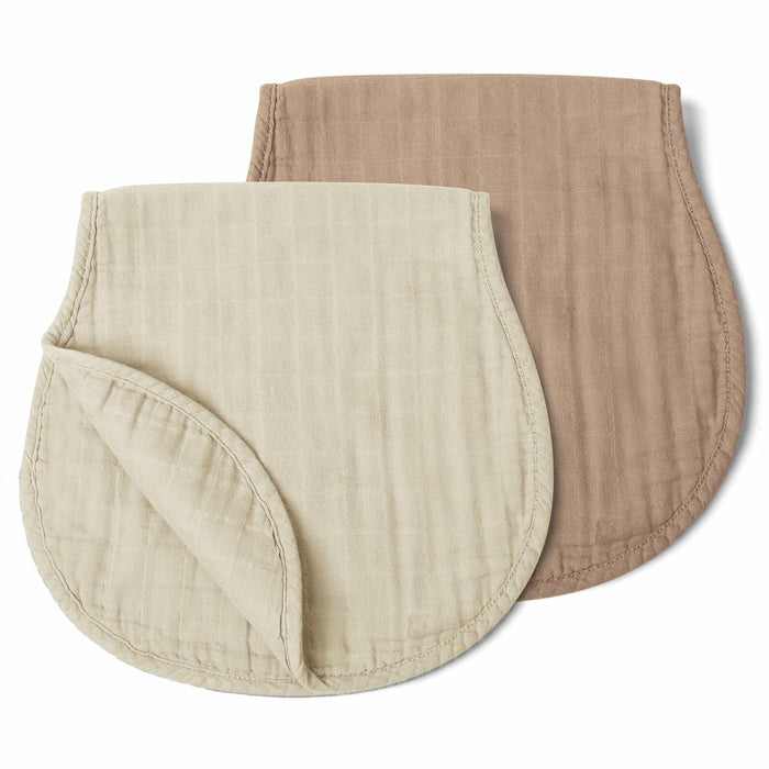haakaa Muslin Burp Cloths 100% Organic Cotton Large 22.8x11.4 Wheat Mist Blue by Deal US