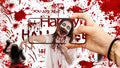 YYNXSY Halloween Photography Backdrop Red 10x8ft Spooky Ghost YY-3040 by Deal US