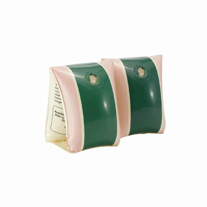 Petites Pommes Toddler Arm Floaties Striped Pink Green Ages 2-6 by Deal US
