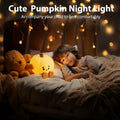 Wastou Pumpkin Silicone Night Light 3-Level Dimmable Rechargeable Orange by Deal US
