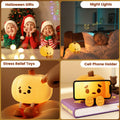 Wastou Pumpkin Silicone Night Light 3-Level Dimmable Rechargeable Orange by Deal US