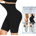 Yeblues High Waisted Tummy Control Shapewear Shorts Women Black Size L by Deal US