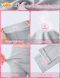 CETKIT Toddler Girl Leggings Cotton Stretchy Workout Pants Light Grey Size 4T by Deal US