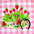 Sluswallow Watermelon Strawberry Plush Hairband Headband Red Cloth Accessory by Deal US