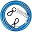 HaiYUAN Dog Tie Out Cable Steel Wire with Clips Blue 10-30 FT Heavy Duty by Deal US