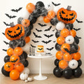 Arrowbash Halloween Balloon Garland Arch Kit Orange Black White 5-18 Inch by Deal US