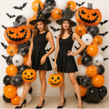 Arrowbash Halloween Balloon Garland Arch Kit Orange Black White 5-18 Inch by Deal US