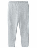 CETKIT Toddler Girl Leggings Cotton Stretchy Workout Pants Light Grey Size 4T by Deal US