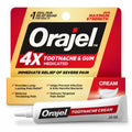 Orajel 4X Severe Toothache & Gum Pain Cream Tube 0.33oz by Deal US