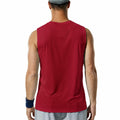 Haimont Men's UPF 50 Rash Guard Swim Tank Top Workout Muscle Tee Red Size M by Deal US