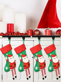 EBANKU Christmas Stocking Holders Set of 2 Gold Stainless Steel Mantle Hangers by Deal US