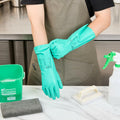 Clean Tek Professional 15 Mil Small Green Nitrile Gloves 1 Pair by Deal US