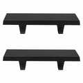 EBANKU Christmas Stocking Holders Set of 2 Gold Stainless Steel Mantle Hangers by Deal US