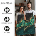 CIAIDU Art Colorful Mushroom Kitchen Bib Apron with 2 Pockets Size 28x33in by Deal US