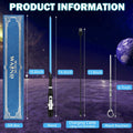KingVows Light Up Magic Wand 14.3'' Rechargeable Blue Lighting by Deal US