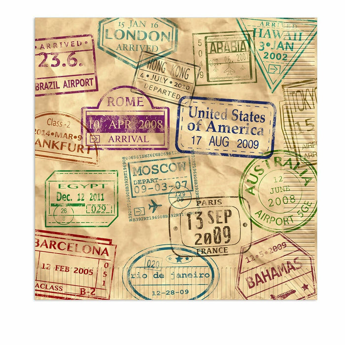 Beistle Around The World Luncheon Napkins Party Supply Decoration by Deal US