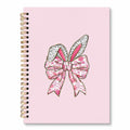 JRTW Coquette Chinoiserie Floral Bow Bunny Notebook Pink 5.5x8.3 Inch by Deal US