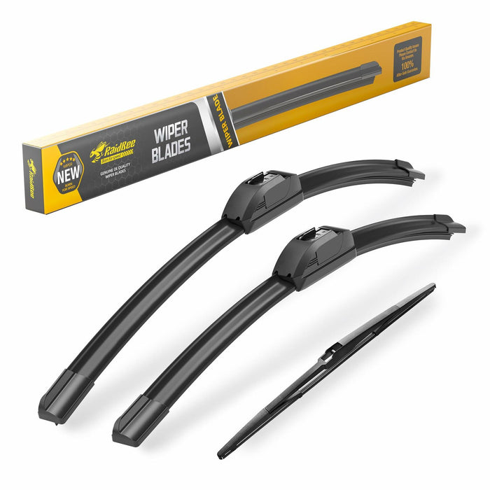 Raidbee Windshield Wiper Blades Set 26"+18" Front 16" Rear Subaru Outback 3pc by Deal US