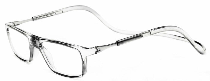 PESMUKO Magnetic Reading Glasses Adjustable Front Connect Clear G1 +3.50 by Deal US