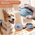 NAHANGPET 4-in-1 Rechargeable Cat Steam Brush Shedding Comb Blue by Deal US