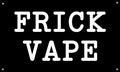 Vrogadso Black Frick Vape Banner Flag 3x5 Feet Orange Black 4 Grommets by Deal US