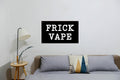 Vrogadso Black Frick Vape Banner Flag 3x5 Feet Orange Black 4 Grommets by Deal US