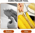 Freebala Stainless Steel Corn Peeler Long Handle Kitchen Tool by Deal US