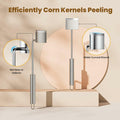 Freebala Stainless Steel Corn Peeler Long Handle Kitchen Tool by Deal US