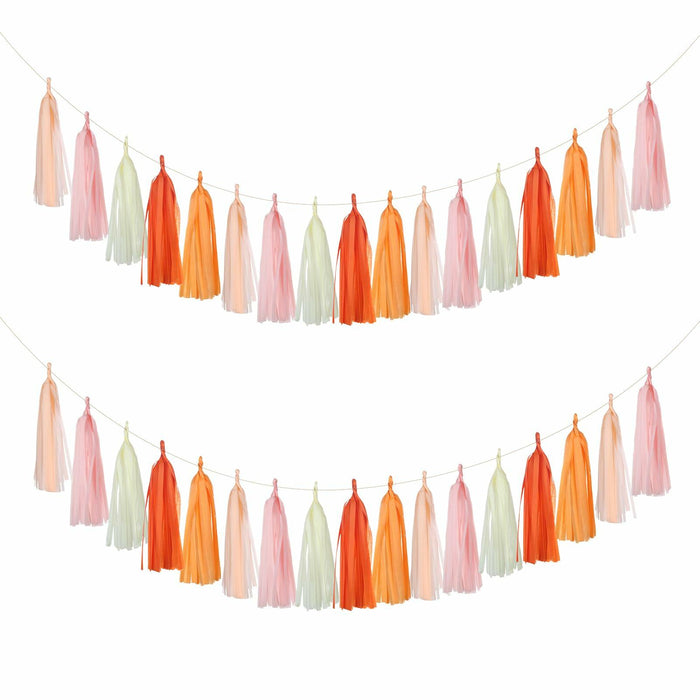Guzon 25pcs The Sun Birthday Tissue Tassel Garland Paper Decorations by Deal US