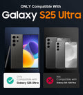Temdan Magnetic Samsung Galaxy S25 Ultra Case 6.9" Black Shockproof by Deal US