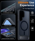 Temdan Magnetic Samsung Galaxy S25 Ultra Case 6.9" Black Shockproof by Deal US