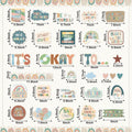 Weekgrat 65 Pc Affirmation Station Motivational Bulletin Board Set Groovy Style by Deal US