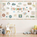 Weekgrat 65 Pc Affirmation Station Motivational Bulletin Board Set Groovy Style by Deal US