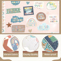 Weekgrat 65 Pc Affirmation Station Motivational Bulletin Board Set Groovy Style by Deal US