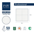 PAW Linen-Feel Paper Napkins 16x16 Golden Leaves Design 50 Pieces by Deal US
