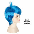OPEN BOX M MISS U HAIR Short Straight Pixie-cut Wig Kids Vibrant Blue by Deal US