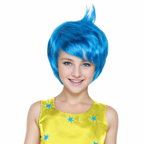 OPEN BOX M MISS U HAIR Short Straight Pixie-cut Wig Kids Vibrant Blue by Deal US