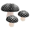 Lotus Mann 3PCS Large Navy Blue Mushroom Paper Lanterns Rustic Birthday Decor by Deal US