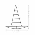 MAGICLULU Witch Hat Metal Wire Wreath Frame Black 34x32cm 2pcs by Deal US