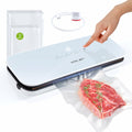 Amz Jet Vacuum Sealer Food LED Touch Digital White 50 Bags Included by Deal US