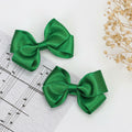 ZOLYCO 3 Inch Glitter Green Hair Bows Clips Alligator Hairpin 2 Count by Deal US
