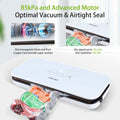 Amz Jet Vacuum Sealer Food LED Touch Digital White 50 Bags Included by Deal US
