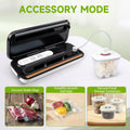 Amz Jet Vacuum Sealer Food LED Touch Digital White 50 Bags Included by Deal US