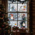 XISHIUYIS 396Pcs Christmas Window Decorations Removable Clings White by Deal US