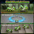 Terucle 8WD Bionic Mantis RC Drift Car 2.4GHz LED Lights Music Spray Green by Deal US