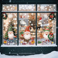 XISHIUYIS 396Pcs Christmas Window Decorations Removable Clings White by Deal US