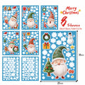 XISHIUYIS 396Pcs Christmas Window Decorations Removable Clings White by Deal US