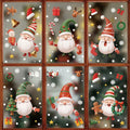 XISHIUYIS 396Pcs Christmas Window Decorations Removable Clings White by Deal US
