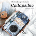 TECHMILLY Collapsible Mesh Laundry Hamper Pop Up w/Handles 2 Pack Black by Deal US